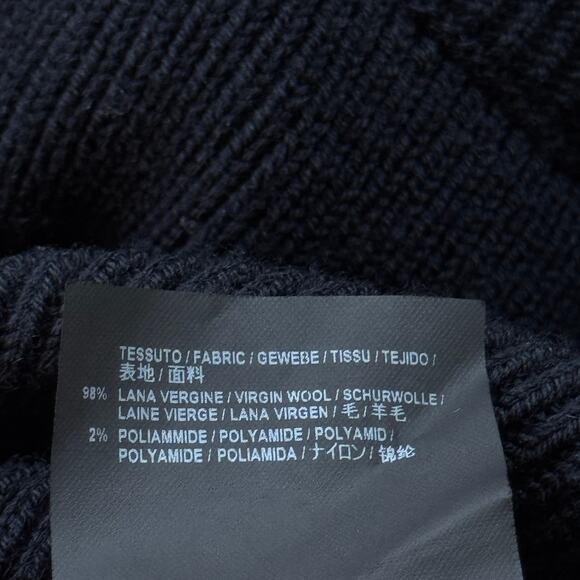 Balenciaga Ribbed‎ Underwire Turtleneck Sweater Black Size FR 38 - Picture 6 of 7